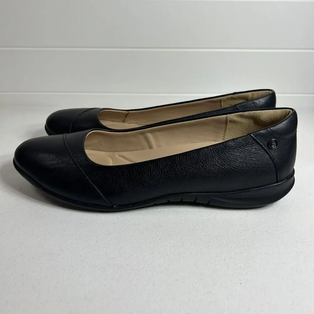 Hush Puppies Women’s Shoes Size 12 Black Linnet Bria Slip On Leather Loafer